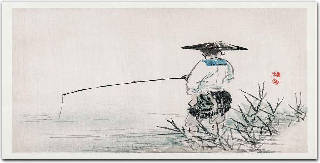 Coloray Bild aus Glas 140x70 gehärtetes Glas glasblock mit bild wohnzimmer Küche Dekoration wanddekoration - Fischer Wasser