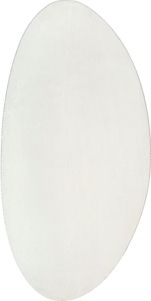 Teppich 'HUARTE'Kurzflor weich und waschbar Creme 100x200 cm, Designerteppiche DesignMöbel Neu