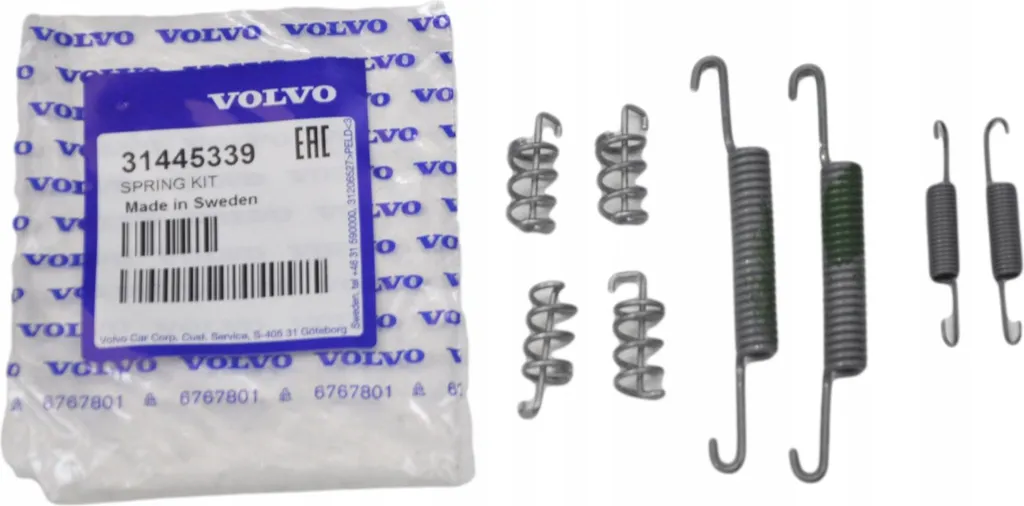 Garnitures de frein à main pour Volvo XC90 kit complet essieu arrière