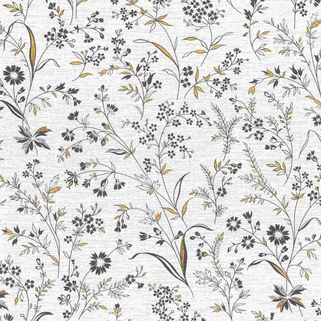 Vliestapete 869408 Tapete Blumen Floral 53 x 1005 cm Rasch Symphony Schwarz Weiß