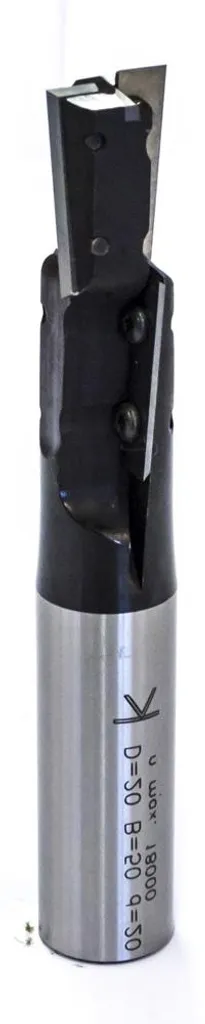 Fraise CNC sans éclats pour panneaux bois rotation gauche D20 mm BRÜCK