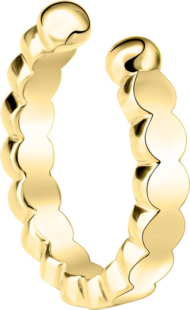 V Ohrklemme 925/- Sterling Silber 1,2cm gelb 271220146V Produktbild 