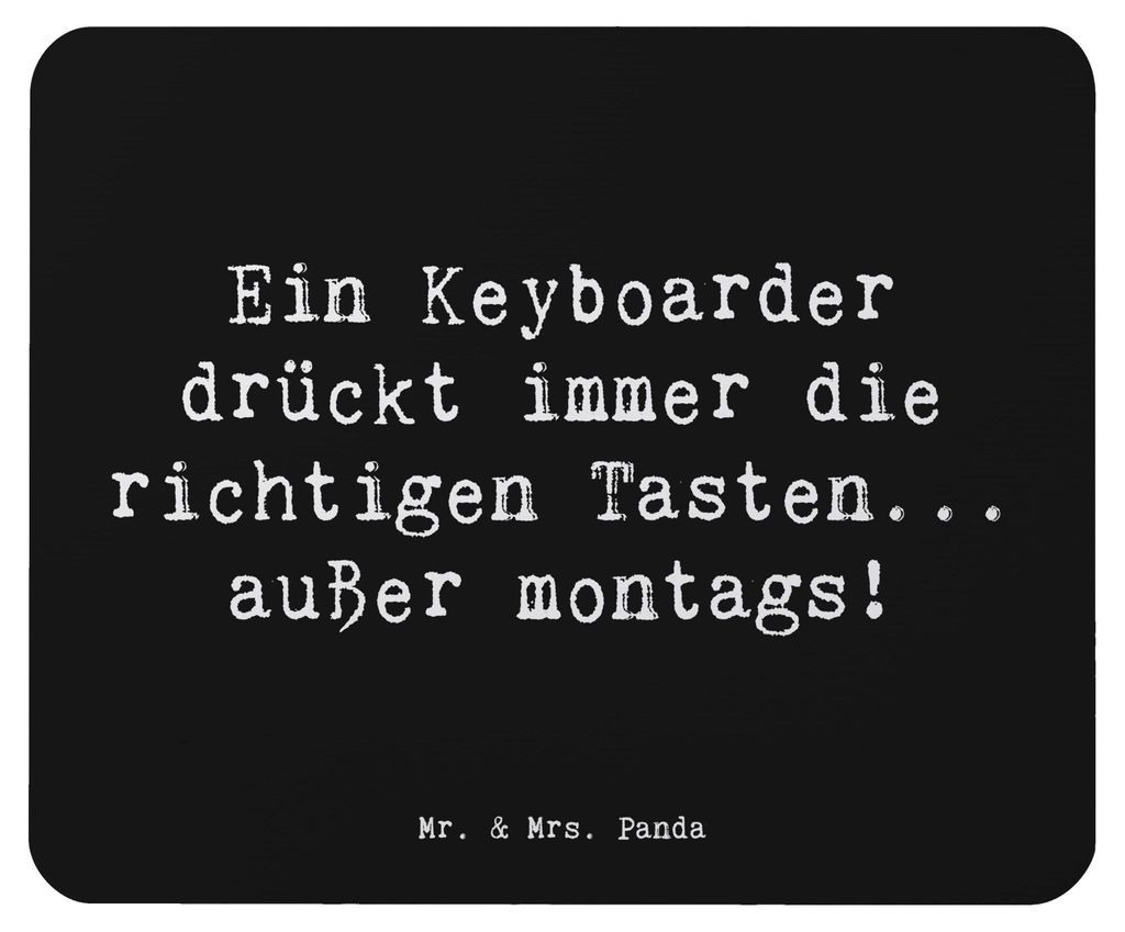 Mr. & Mrs. Panda Mousepad Spruch Keyboarder Fehler - Schwarz - Geschenk, Lernen, Mauspad, Keyboard, Mouse Pad, Musiker, laptop, Sequenzer, Musik, I...