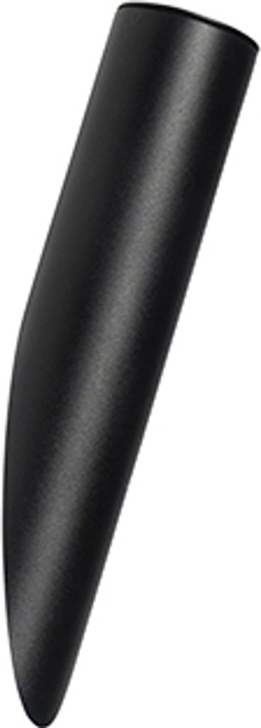 QAZQA - Moderne Wandleuchte schwarz GU10 50mm - Slam I Wohnzimmer I Schlafzimmer I Deckenfluter - Aluminium Zylinder - LED geeignet GU10