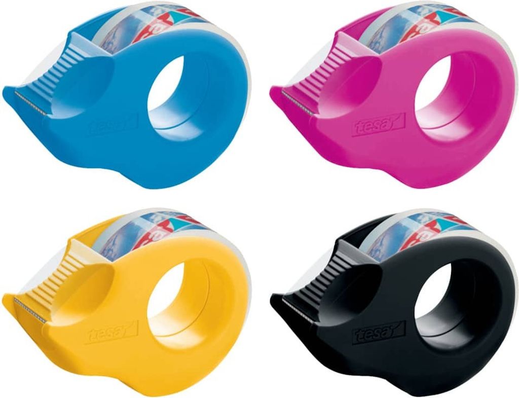 Tesa Mini Handafroller, gesorteerd, met plakrol Productafbeelding 