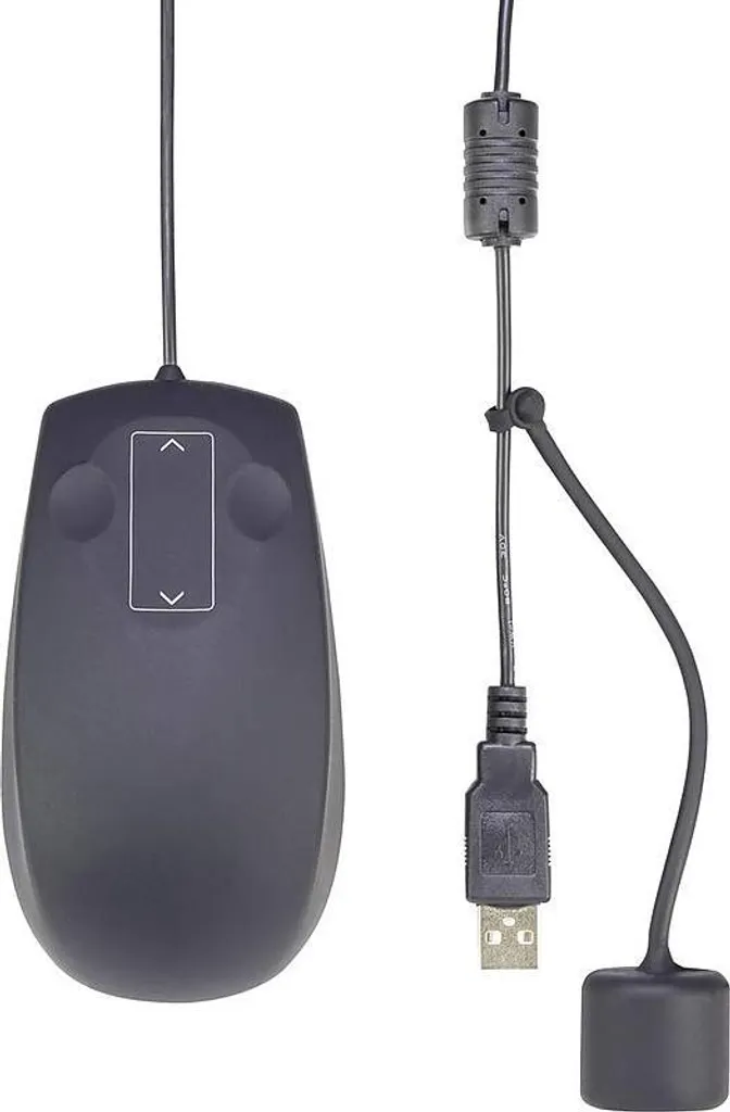 Souris laser industrielle Renkforce iM-LM-T01-BK étanche IP68 noire