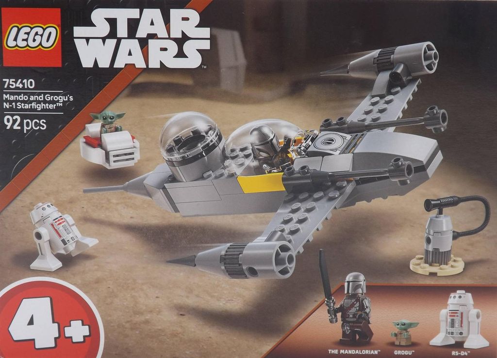 LEGO Star Wars 75410 Mandos e Grogus N-1 Starfighter Immagine del prodotto 