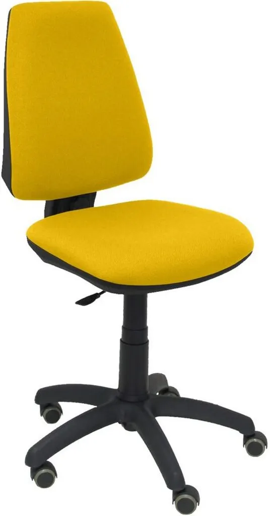 Chaise de Bureau Jaune de Bali avec Roulettes Parquet Elche CP Confort