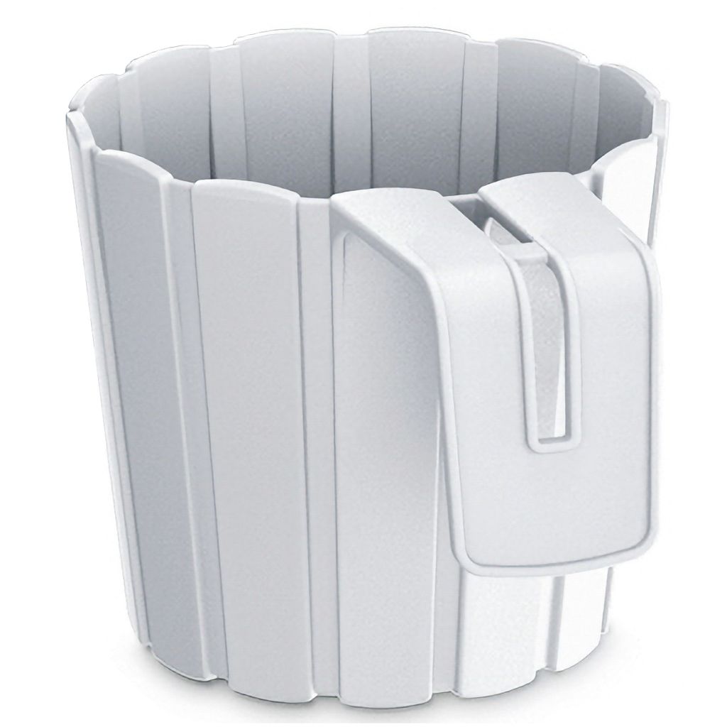 nabbi Balkonkasten aus Kunststoff DDEZ150 14,4 cm - weiß Produktbild 