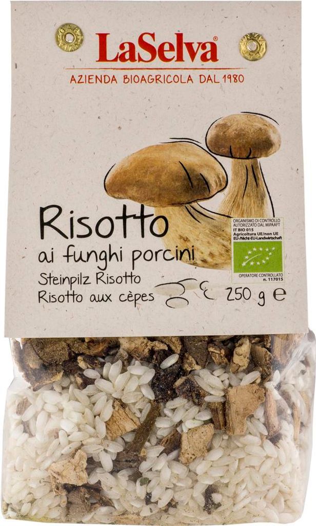 LaSelva Risotto mit Steinpilzen neue Rezeptur - 250g Produktbild 