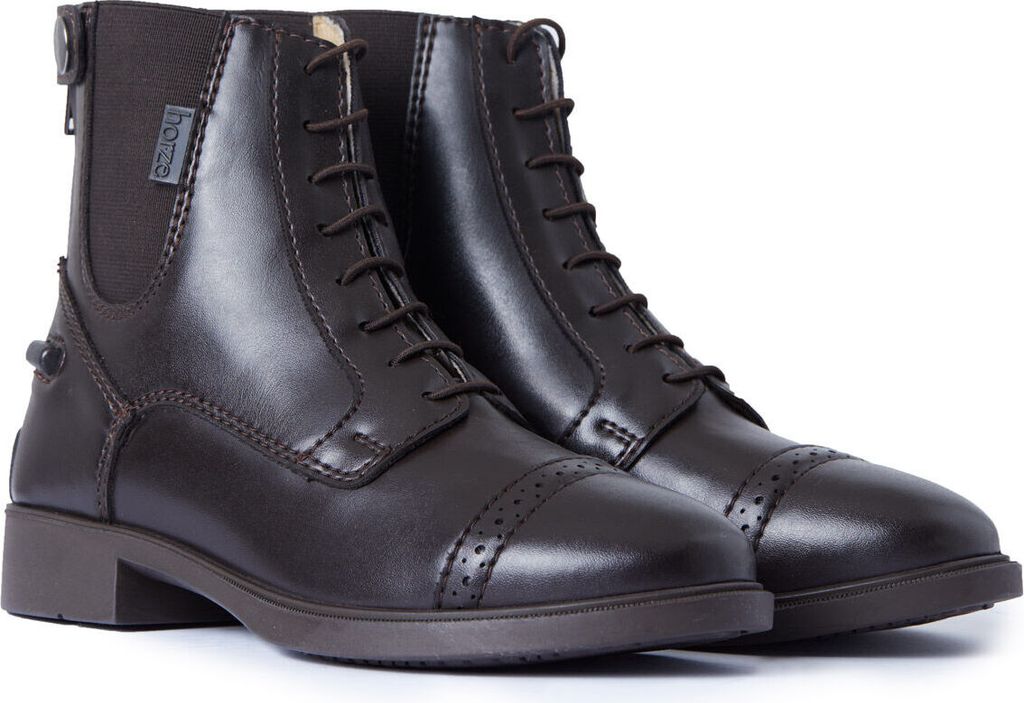 Horze Kilkenny Kinder Reitstiefeletten, Braun, 32