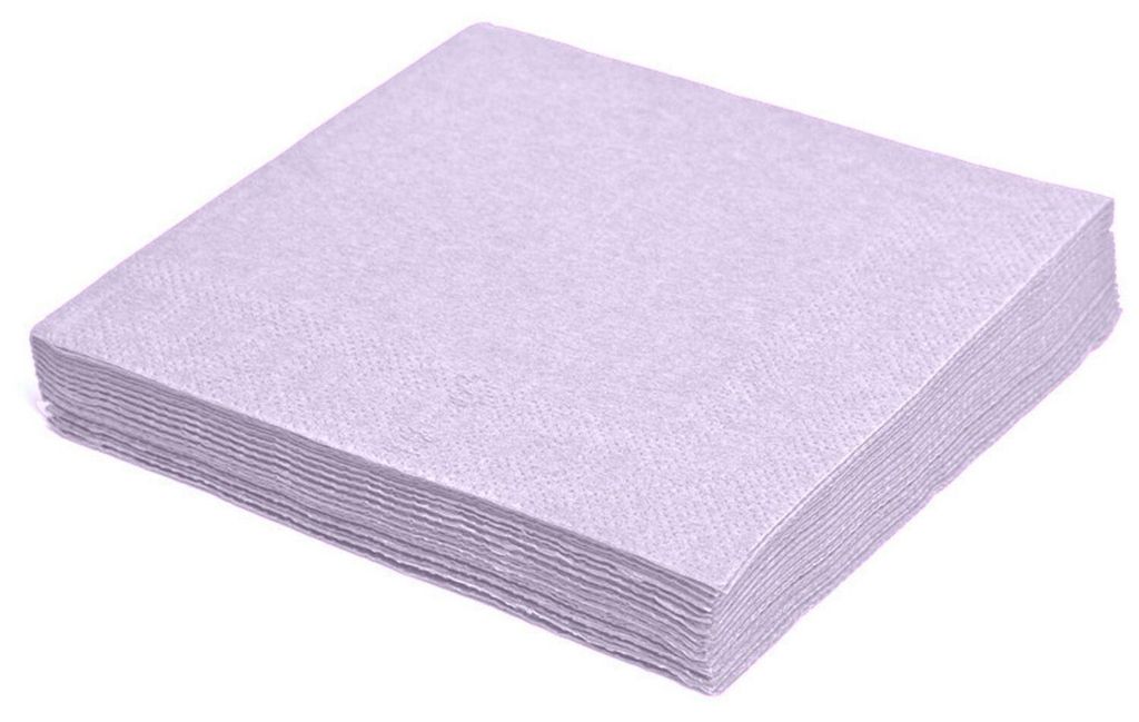 500x Servietten 33 x 33 cm 1/4 -Falz 3-lagig flieder Produktbild 