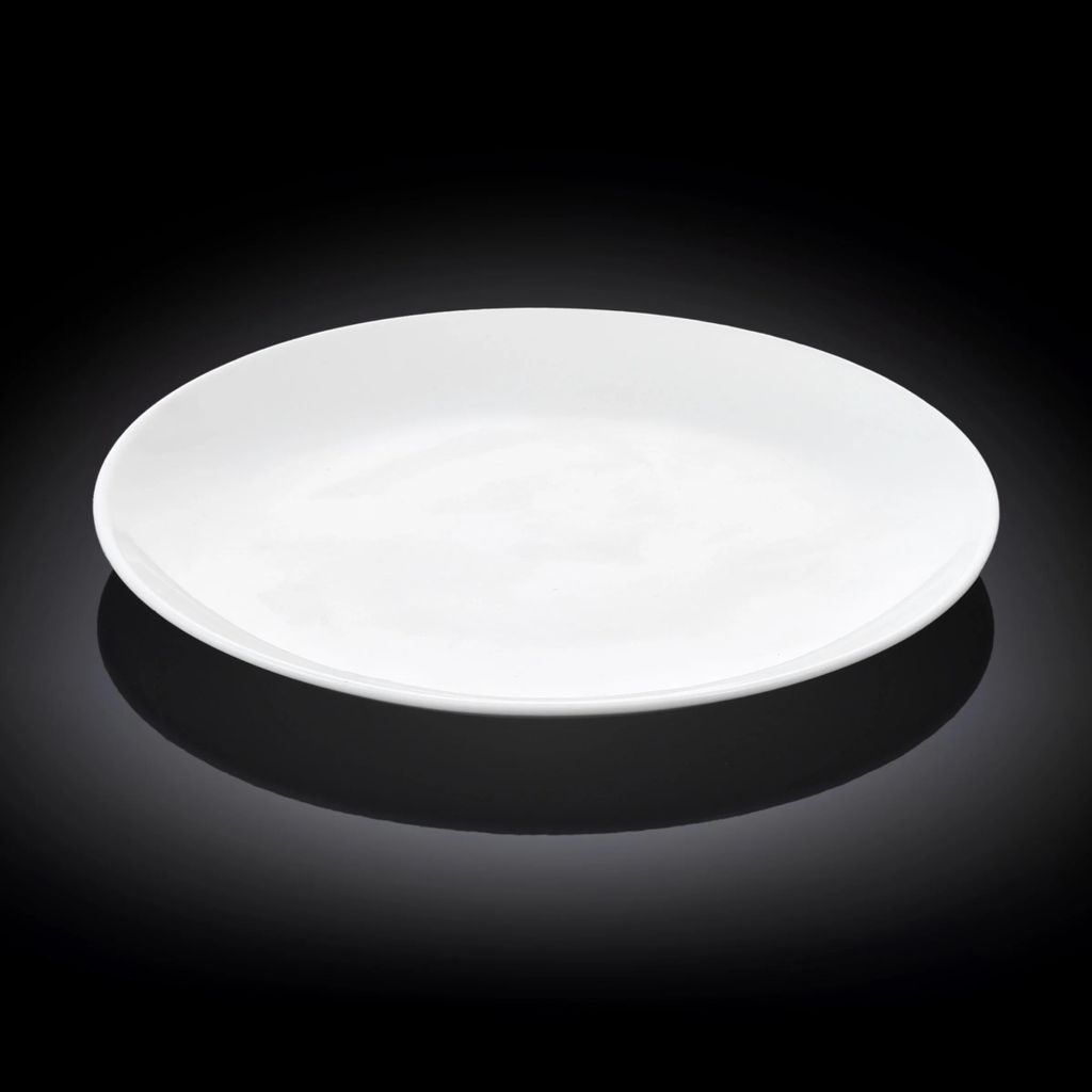 Piatto da portata Wilmax in porcellana, 25,5 cm, bianco Immagine del prodotto 