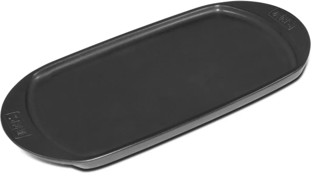 Petite plancha à gaz Weber pour cuisine d'été et repas en extérieur