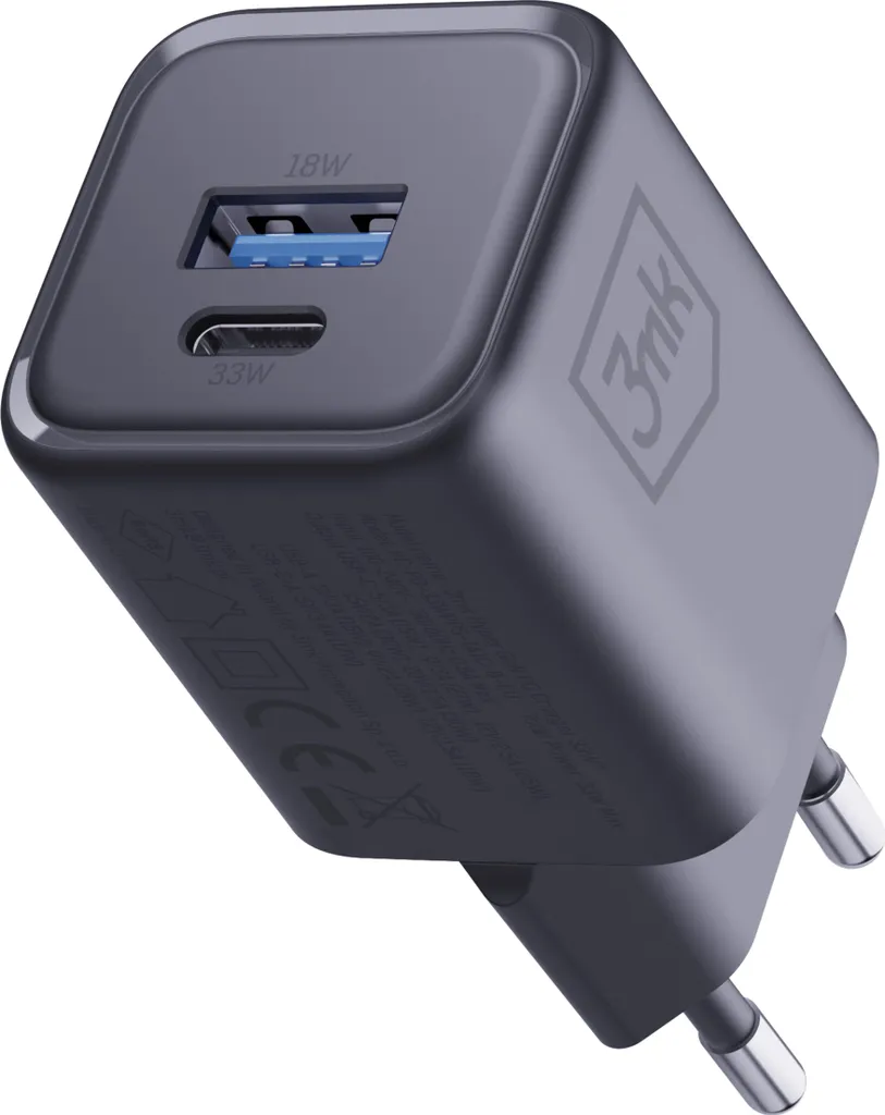 Chargeur de Voyage 33W Hyper 3Mk Compact pour Smartphone et Tablette - 8