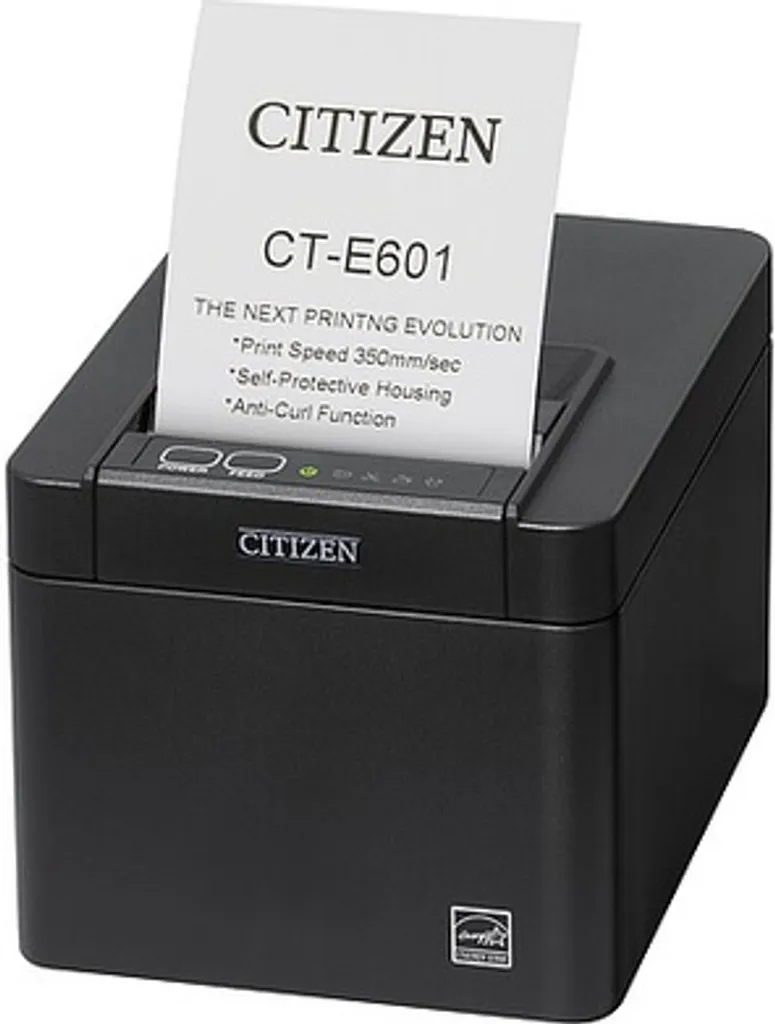 Imprimante Ticket de Caisse Citizen CT-E601 Thermique Directe Noire