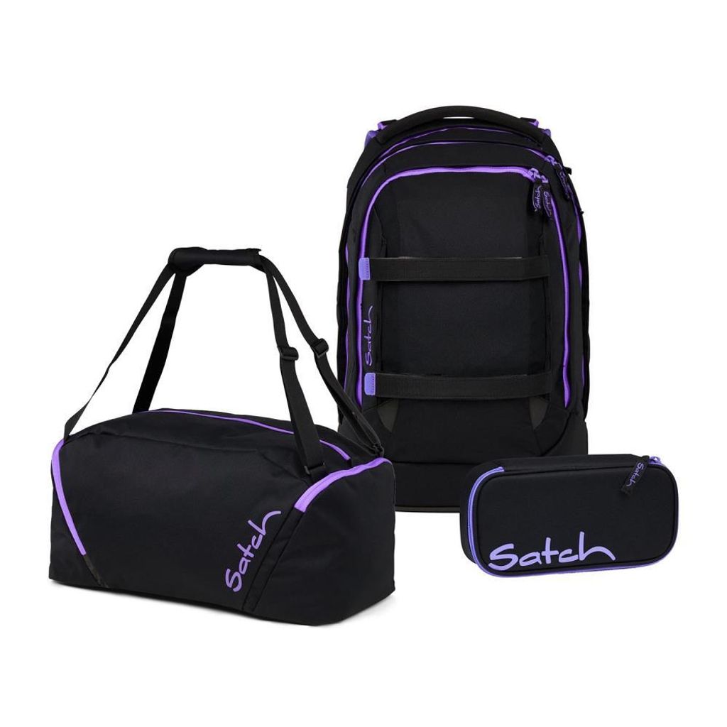 Satch Pack Purple Phantom Schulrucksack Set 3tlg. Produktbild 