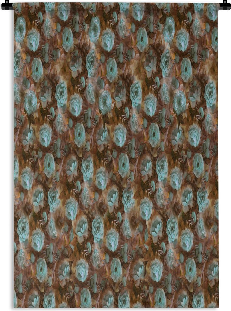 MuchoWow® Wandteppich Wandbehang Blumen - Rosen - Farben Produktbild 