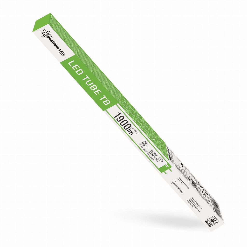 Tubo LED tooLight 17W T8 Warm 230V 120 CM WOJ+22305 Immagine del prodotto 