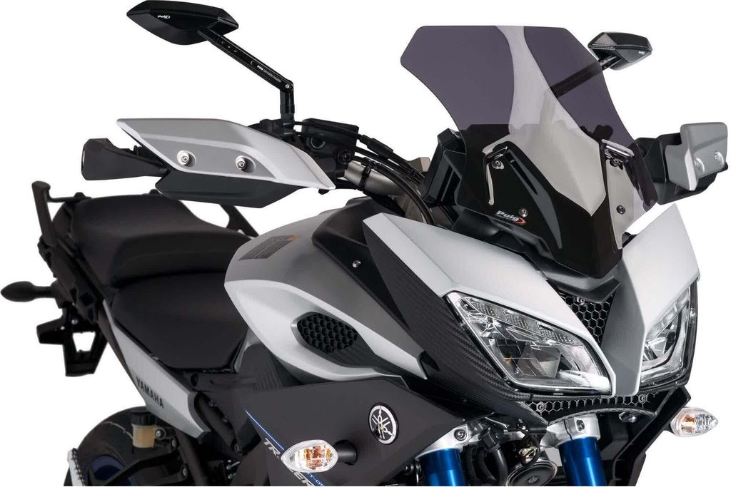 PUIG 7645F Sportscheibe passend fuer YAMAHA MT-09 TRACER Stark getönt
