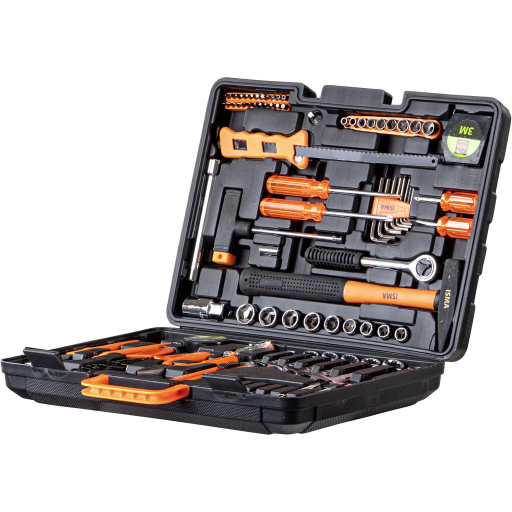 ISMA Werkzeugset 600-teilig Werkzeugkoffer Werkzeug Heimwerker Set Werkzeugsatz