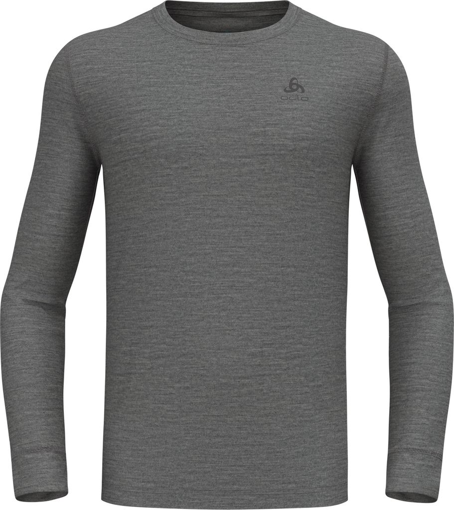 ODLO BL TOP crew neck l/s MERINO 200 GRAU L Produktbild 