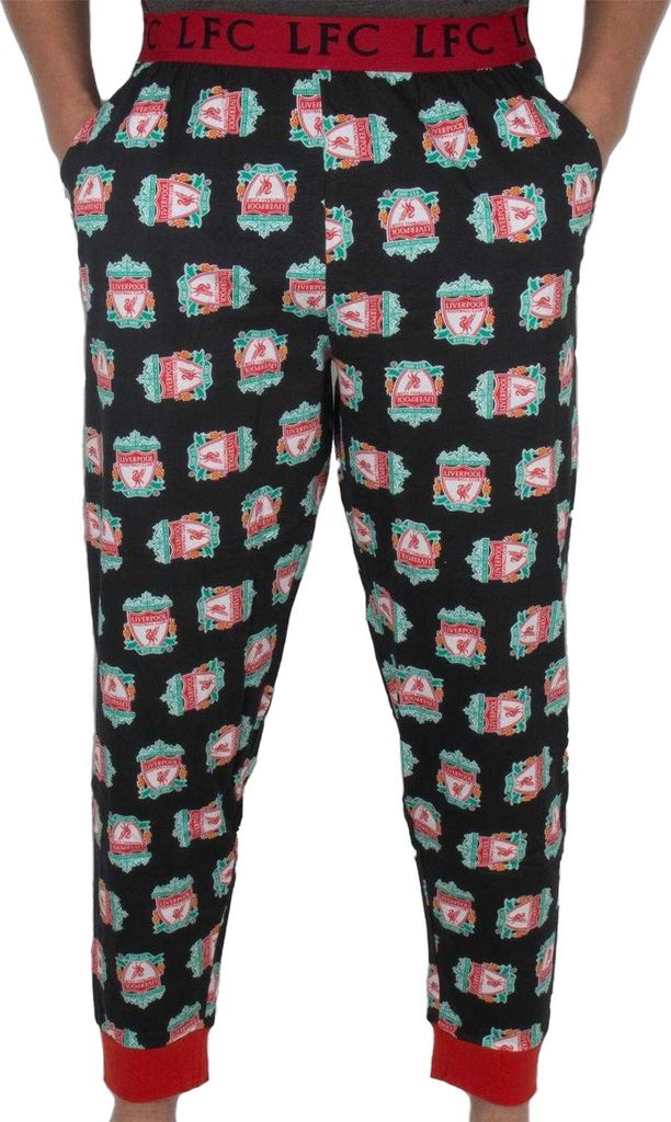 Liverpool FC - Schlafanzughose für Herren GF1141 (XXL) (Schwarz)
