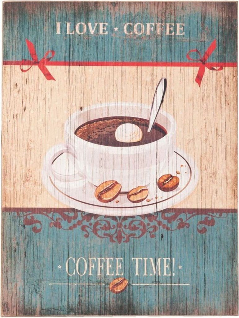 62829 Wanddekoration Clayre Eef COFFEE