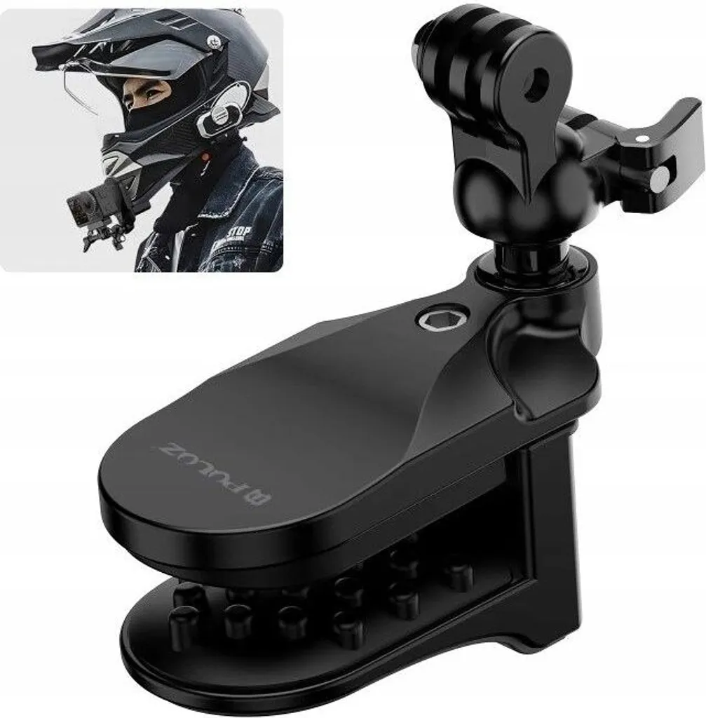 Support GoPro Casque Moto Antidérapant et Stable pour Hero 12 11 10 9 8