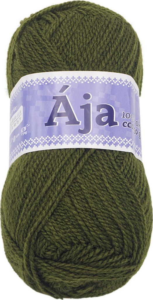 Garn ÁJA - 50g / 217 m - Grün