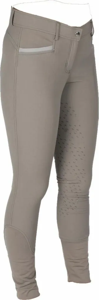 Pantalon équitation femme Covalliero Rosana gris pierre taille 38
