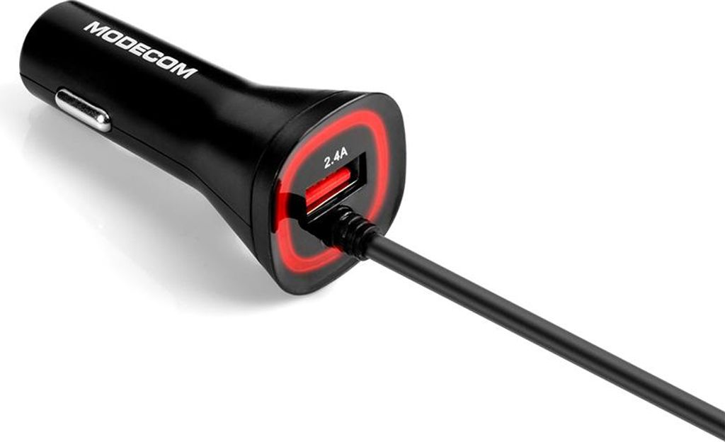 Schnelles Autoladegerät x1 USB x1 microUSB MODECOM KULL ROYAL