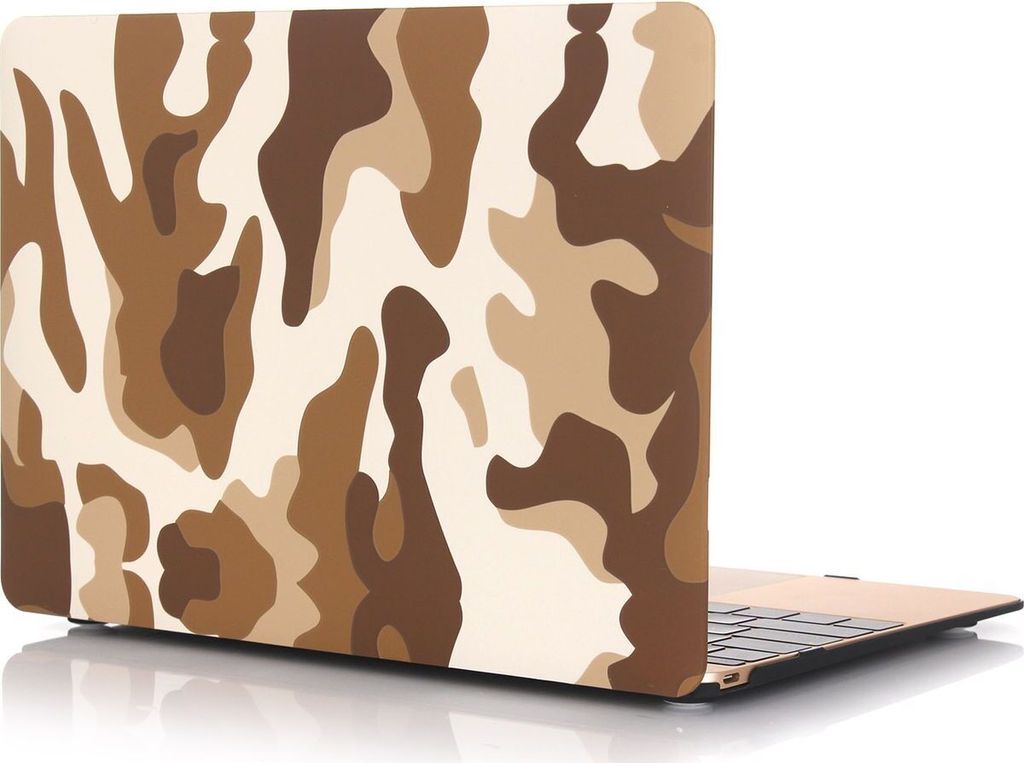 Mobigear Design MacBook 12 Zoll (2015-2017) Hardcase Hülle MacBook Case - Desert Camauflage - Model A1534