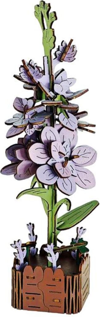 Habarri | Blumen Baustein Set - Blumenstrauß - Bunt - für Kinder ab 10 Jahren - Violette Levkoje DIY