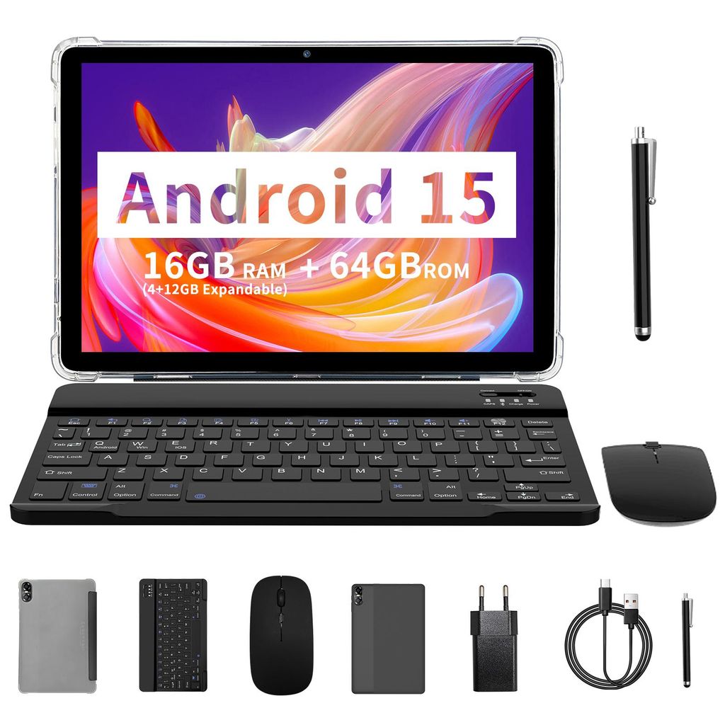 PRITOM 10 Zoll Android 15 Tablet, 16(4+12 Produktbild 