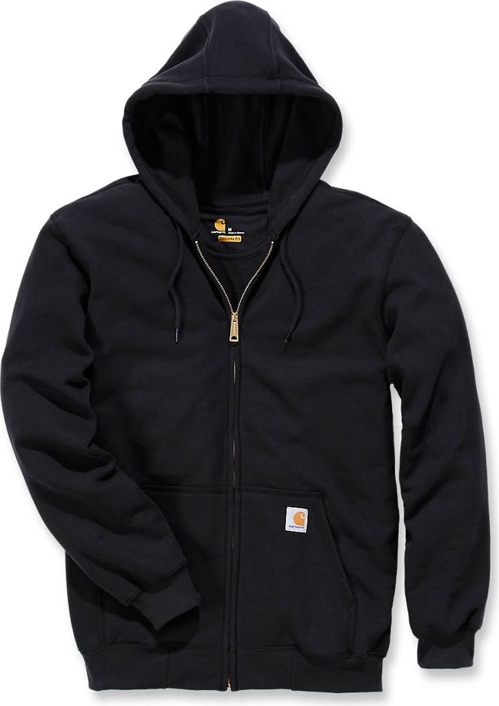 Carhartt Kapuzen Sweatshirt K122, Farbe:schwarz, Größe:S