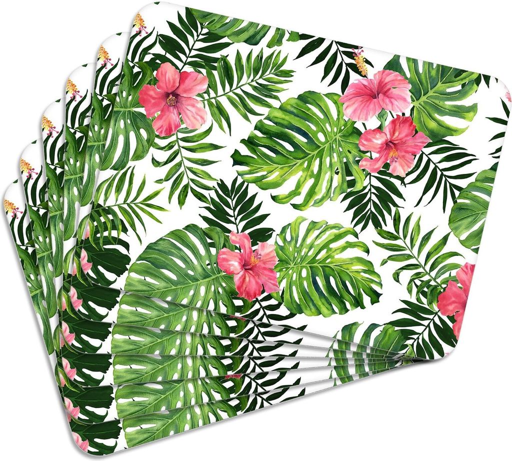 Sada 6 kusů prostírání 40x30 cm květiny 10, omyvatelné Obrázek produktu 