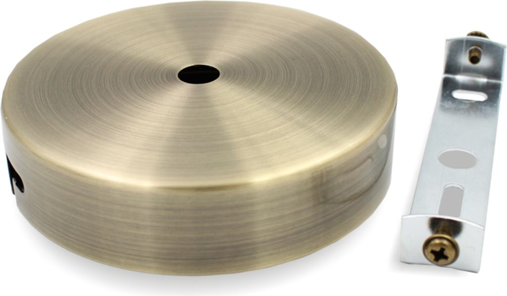 Metall Baldachin Standard mit Bajonett | Ø 100 mm | Höhe 25 Produktbild 