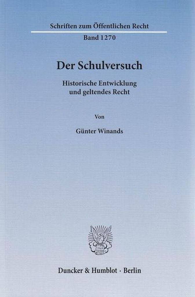 Winands, G: Schulversuch
