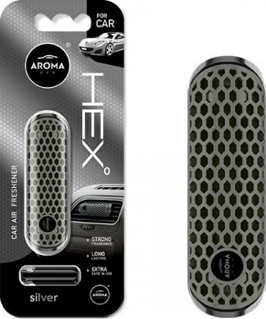 Osvěžovač vzduchu CAR HEX silver Obrázek produktu 