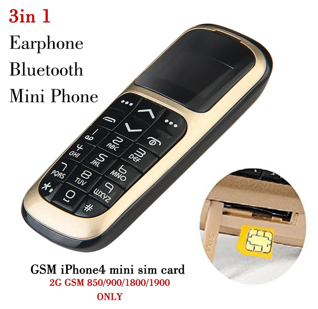 V2 Mini BT Téléphone Micro avec Bluetooth et Autonomie Prolongée