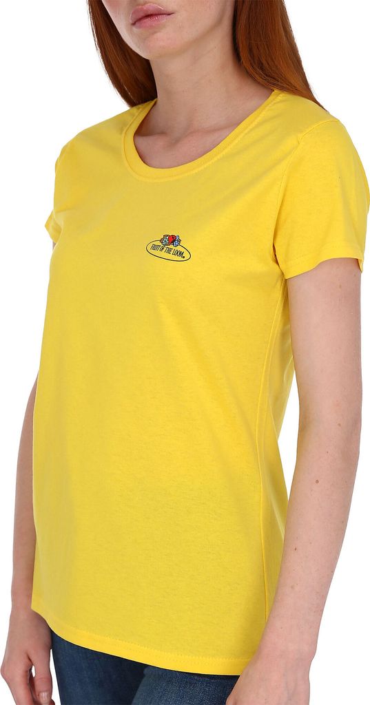 Fruit of the Loom Damen T-Shirt mit Vintage-Logo Farbe: Produktbild 