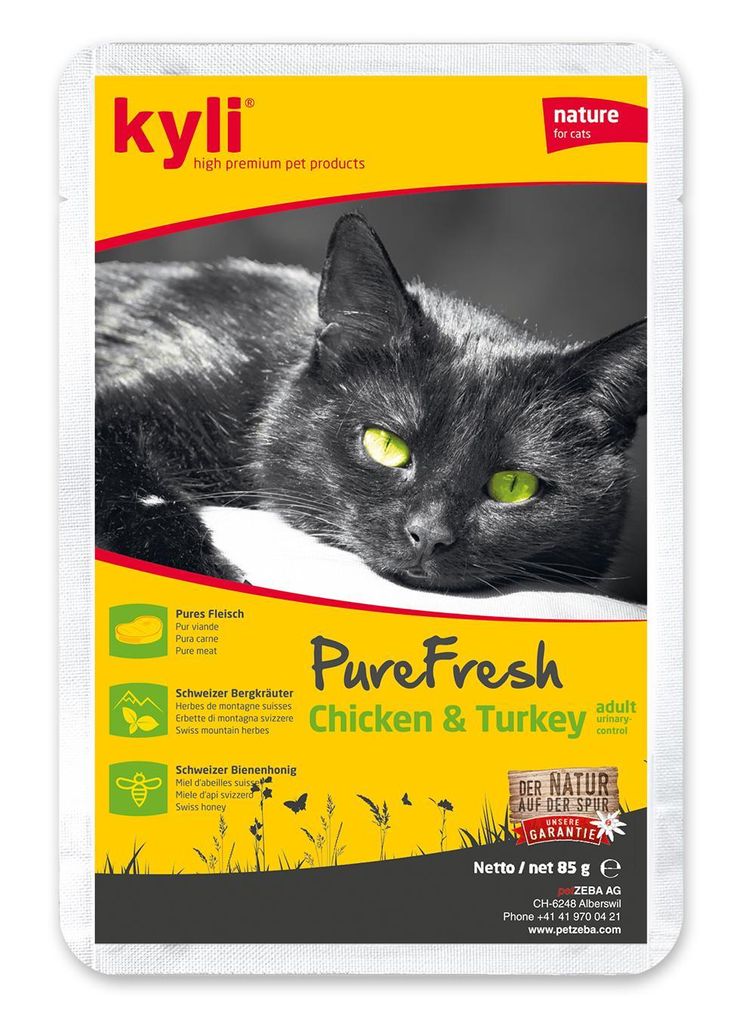 Kyli PureFresh Chicken & Turkey 12x85 g Produktbild 