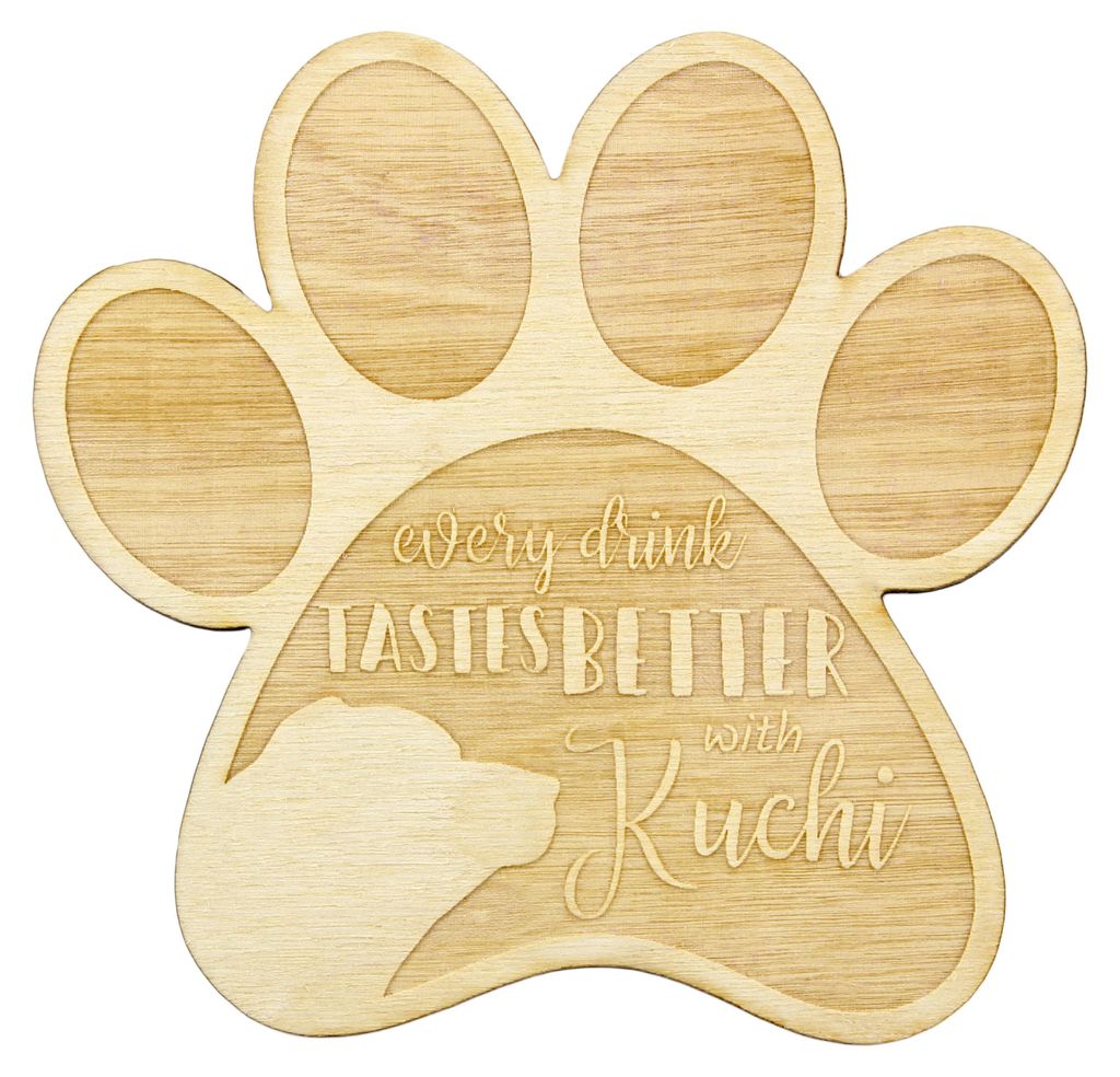 Kuchi, Sage Jangi, Afghanischer Schäferhund - Tasse Untersetzer, graviert Untersetzer mit Hund, Geschenk für Hundeliebhaber von Art-Dog Marke