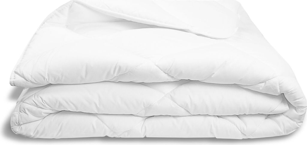 Bettdecke / Steppdecke, 135x220 cm, 1200 g, weiß, weich