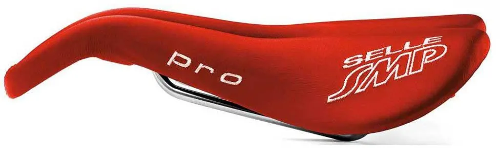 Selle de vélo contre les douleurs périnéales - Selle SMP Pro rouge unisexe