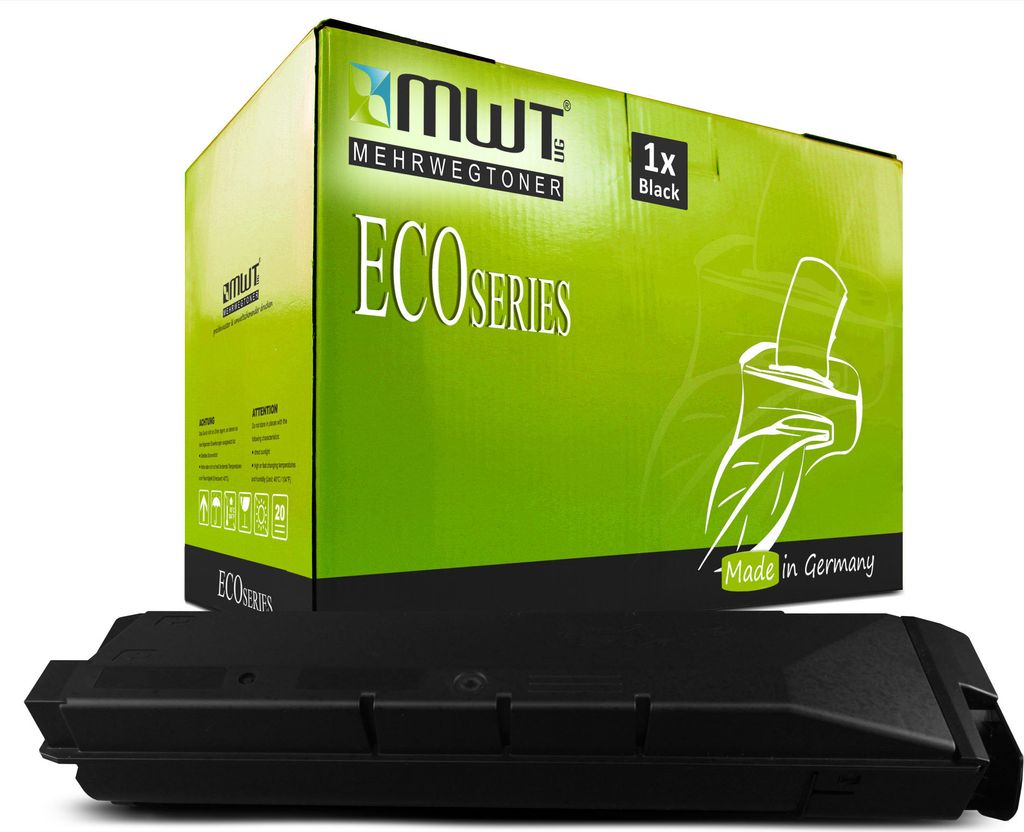 1 Mehrwegtoner kompatible Lasertoner ersetzt Triumph-Adler 654510010 Schwarz