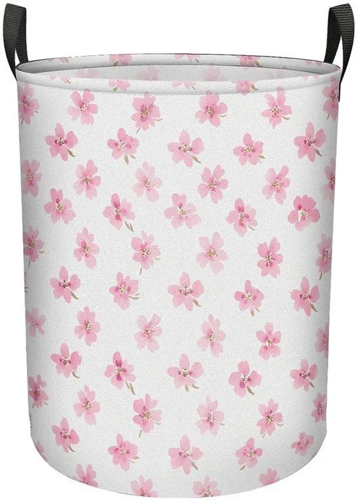 Panier à linge pliable 50 cm : fini le désordre avec style et poignées