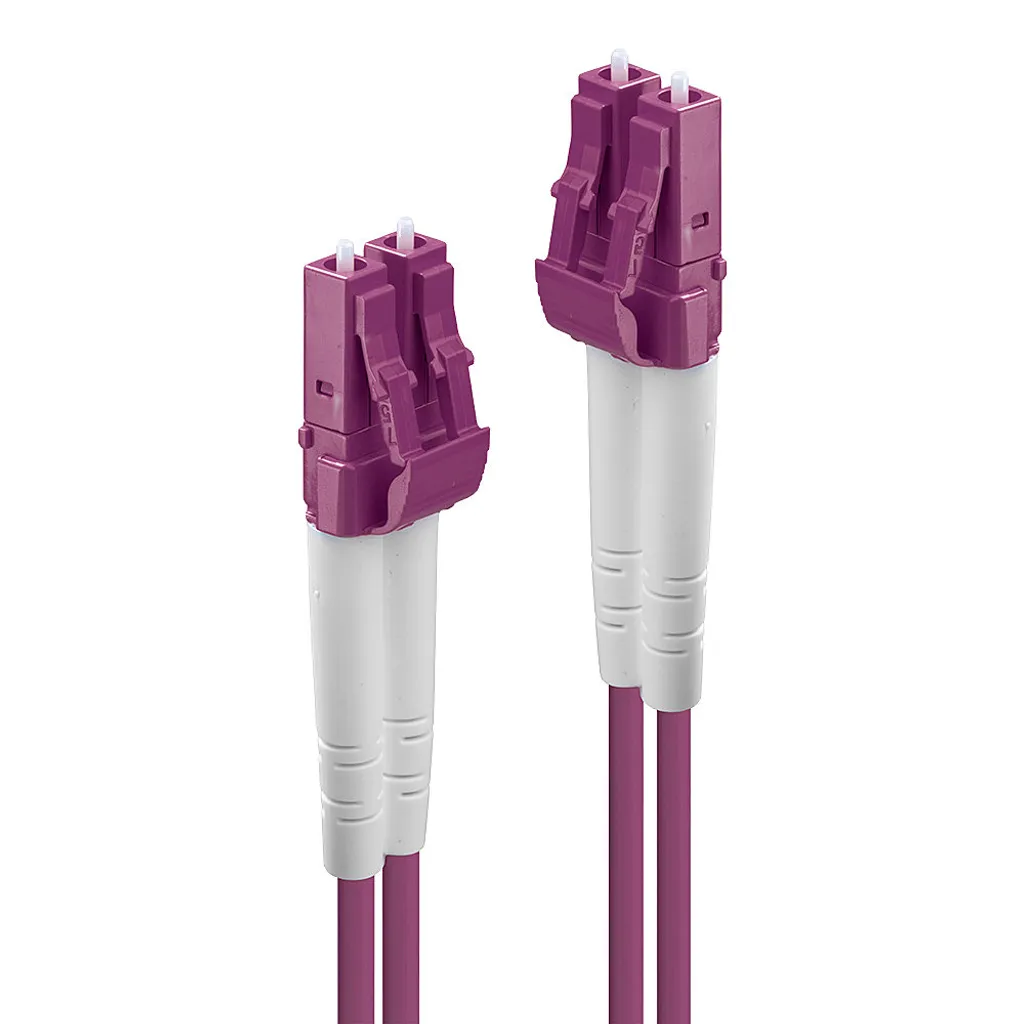 Patch Cord Fibra Lindy OM4 LC/LC 2m | Investimento Future-Proof 100G