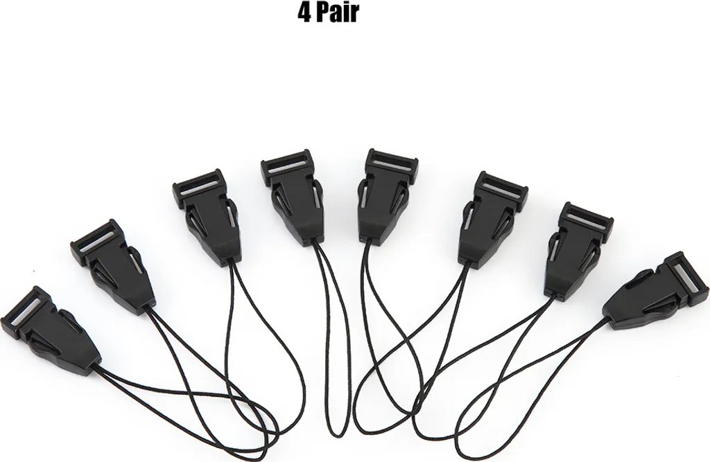 4 paires de boucles rapides haute qualité pour sangle appareil photo